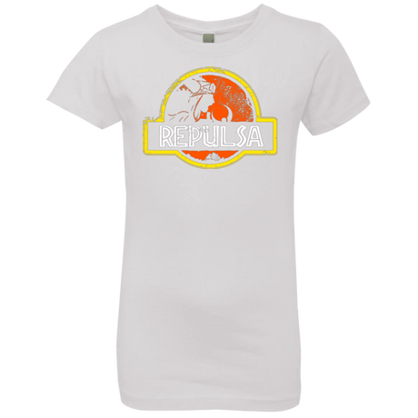 T-Shirts White / YXS Jurassic Power Evil Girls Premium T-Shirt