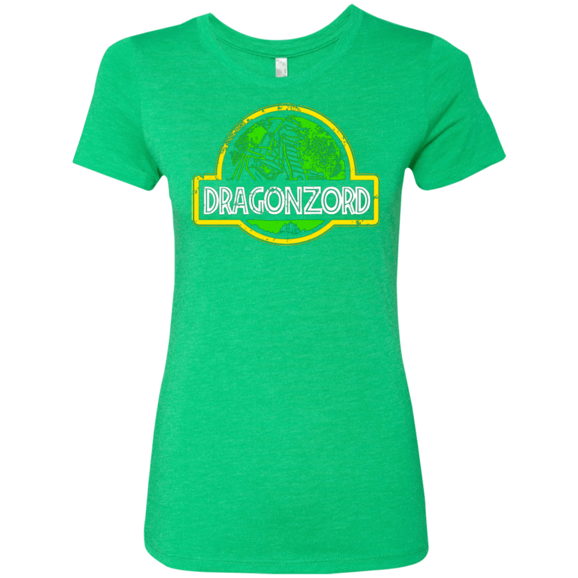 T-Shirts Envy / Small Jurassic Power Green Women's Triblend T-Shirt