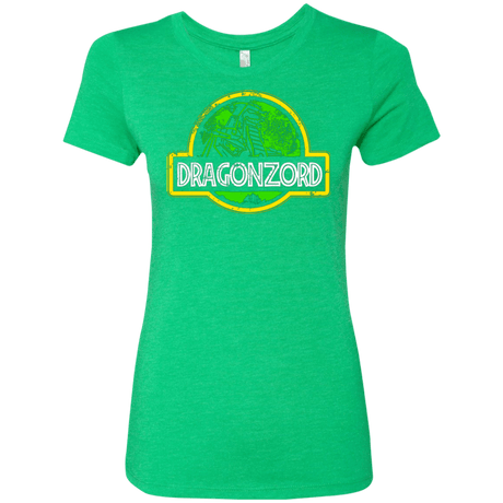 T-Shirts Envy / Small Jurassic Power Green Women's Triblend T-Shirt