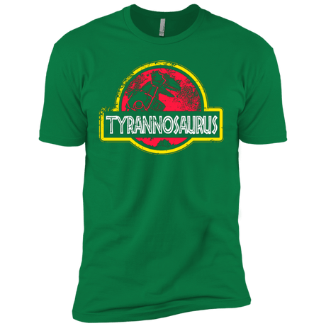 T-Shirts Kelly Green / X-Small Jurassic Power Red Men's Premium T-Shirt