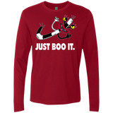 T-Shirts Cardinal / Small Just Boo It Men's Premium Long Sleeve