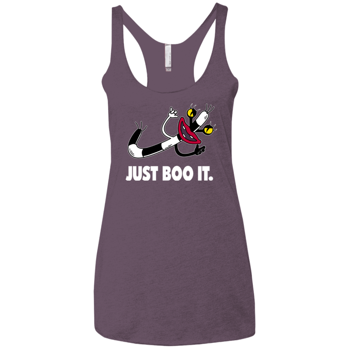 T-Shirts Vintage Purple / X-Small Just Boo It Women's Triblend Racerback Tank