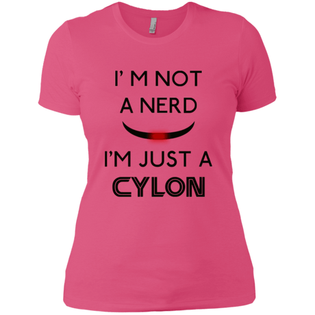 T-Shirts Hot Pink / X-Small Just cylon Women's Premium T-Shirt
