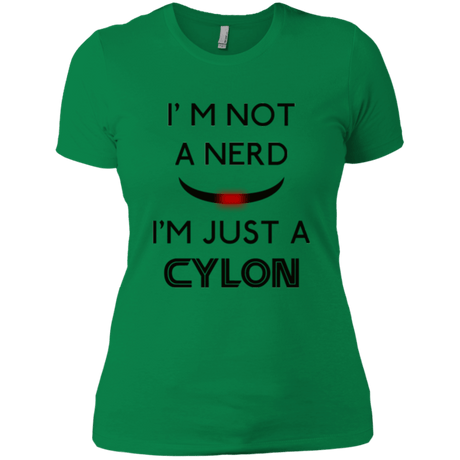 T-Shirts Kelly Green / X-Small Just cylon Women's Premium T-Shirt