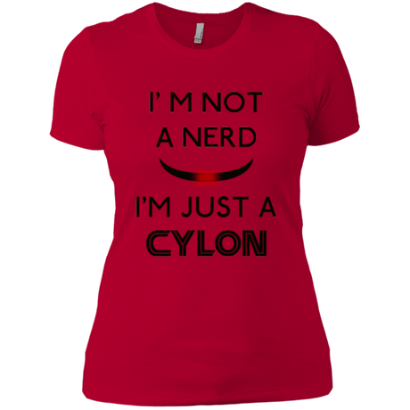T-Shirts Red / X-Small Just cylon Women's Premium T-Shirt