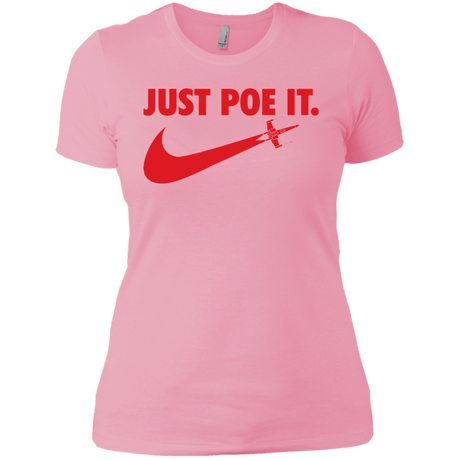 T-Shirts Light Pink / X-Small Just Poe It Women's Premium T-Shirt