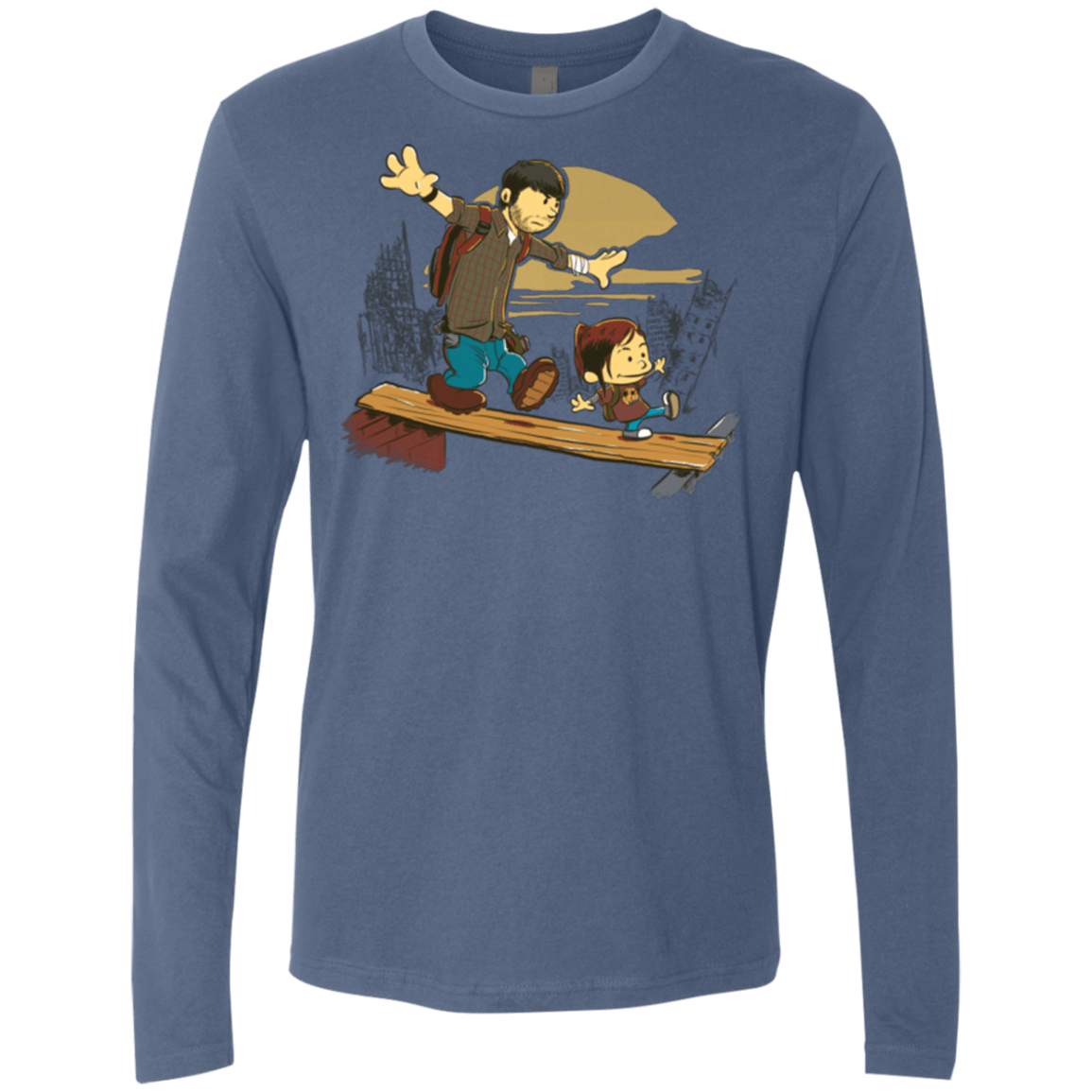 T-Shirts Indigo / Small Just the 2 of Us Men's Premium Long Sleeve