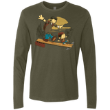 T-Shirts Military Green / Small Just the 2 of Us Men's Premium Long Sleeve