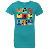 T-Shirts Tahiti Blue / YXS Justice Pop Girls Premium T-Shirt