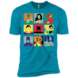 T-Shirts Turquoise / X-Small Justice Pop Men's Premium T-Shirt