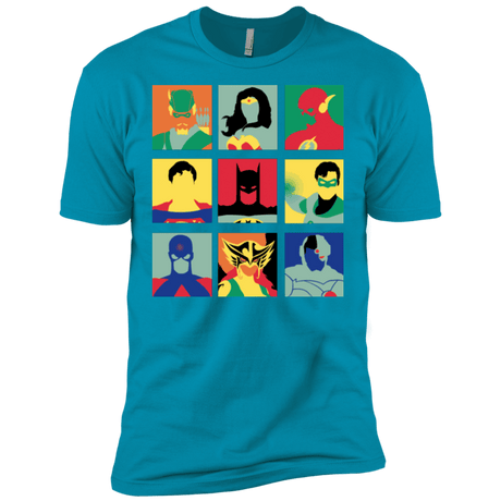 T-Shirts Turquoise / X-Small Justice Pop Men's Premium T-Shirt