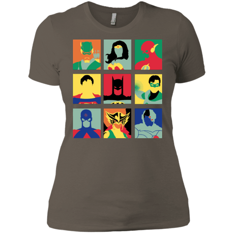 T-Shirts Warm Grey / X-Small Justice Pop Women's Premium T-Shirt