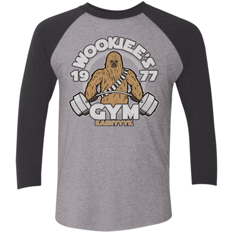 T-Shirts Premium Heather/ Vintage Black / X-Small Kashyyyk Gym Men's Triblend 3/4 Sleeve