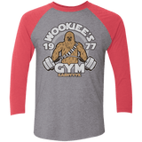 T-Shirts Premium Heather/ Vintage Red / X-Small Kashyyyk Gym Men's Triblend 3/4 Sleeve