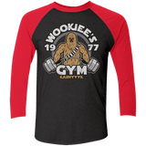 T-Shirts Vintage Black/Vintage Red / X-Small Kashyyyk Gym Men's Triblend 3/4 Sleeve