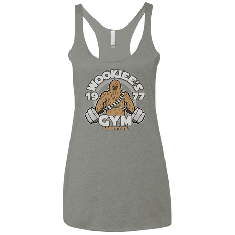 T-Shirts Venetian Grey / X-Small Kashyyyk Gym Women's Triblend Racerback Tank