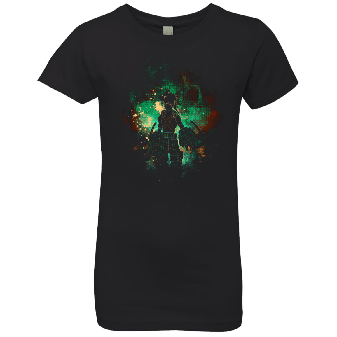 T-Shirts Black / YXS KATSUKI ART Girls Premium T-Shirt