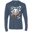 T-Shirts Indigo / X-Small Kawaii Before Christmas Triblend Long Sleeve Hoodie Tee