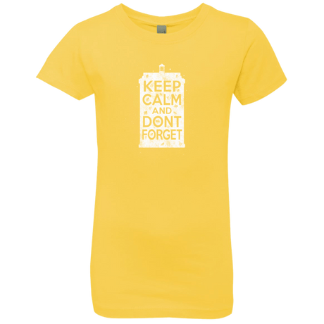 T-Shirts Vibrant Yellow / YXS KCDF Tardis Girls Premium T-Shirt