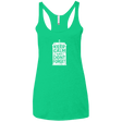 T-Shirts Envy / X-Small KCDF Tardis Women's Triblend Racerback Tank