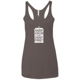 T-Shirts Macchiato / X-Small KCDF Tardis Women's Triblend Racerback Tank