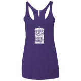 T-Shirts Purple / X-Small KCDF Tardis Women's Triblend Racerback Tank