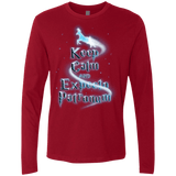T-Shirts Cardinal / Small Keep Calm and Expecto Patronum Men's Premium Long Sleeve