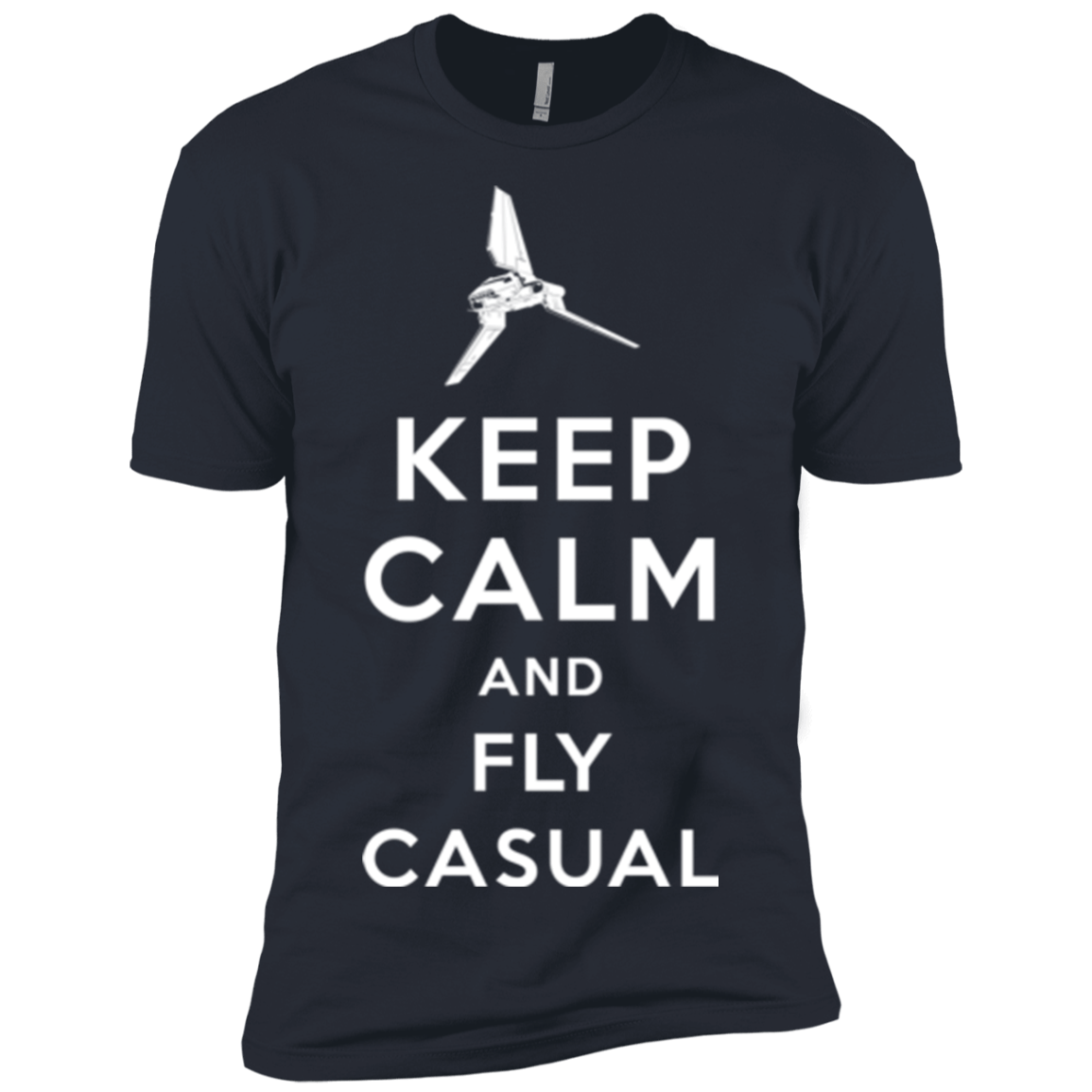 T-Shirts Indigo / X-Small Keep Calm and Fly Casual Men's Premium T-Shirt