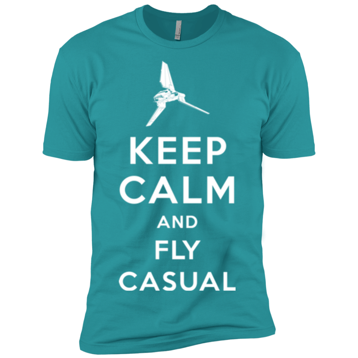 T-Shirts Tahiti Blue / X-Small Keep Calm and Fly Casual Men's Premium T-Shirt