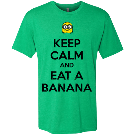 T-Shirts Envy / Small Keep Calm Banana Men's Triblend T-Shirt