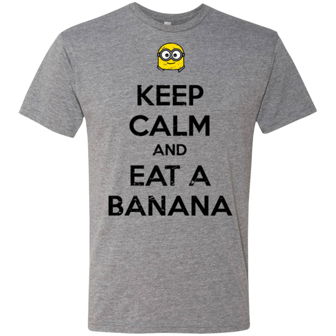 T-Shirts Premium Heather / Small Keep Calm Banana Men's Triblend T-Shirt