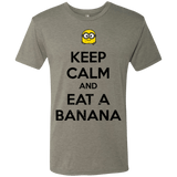 T-Shirts Venetian Grey / Small Keep Calm Banana Men's Triblend T-Shirt