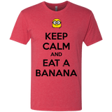 T-Shirts Vintage Red / Small Keep Calm Banana Men's Triblend T-Shirt