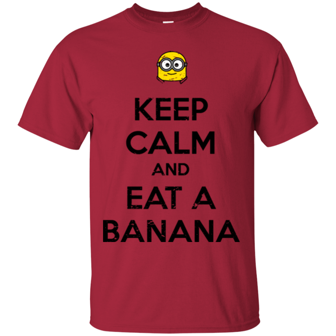 T-Shirts Cardinal / Small Keep Calm Banana T-Shirt