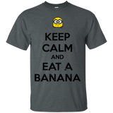T-Shirts Dark Heather / Small Keep Calm Banana T-Shirt