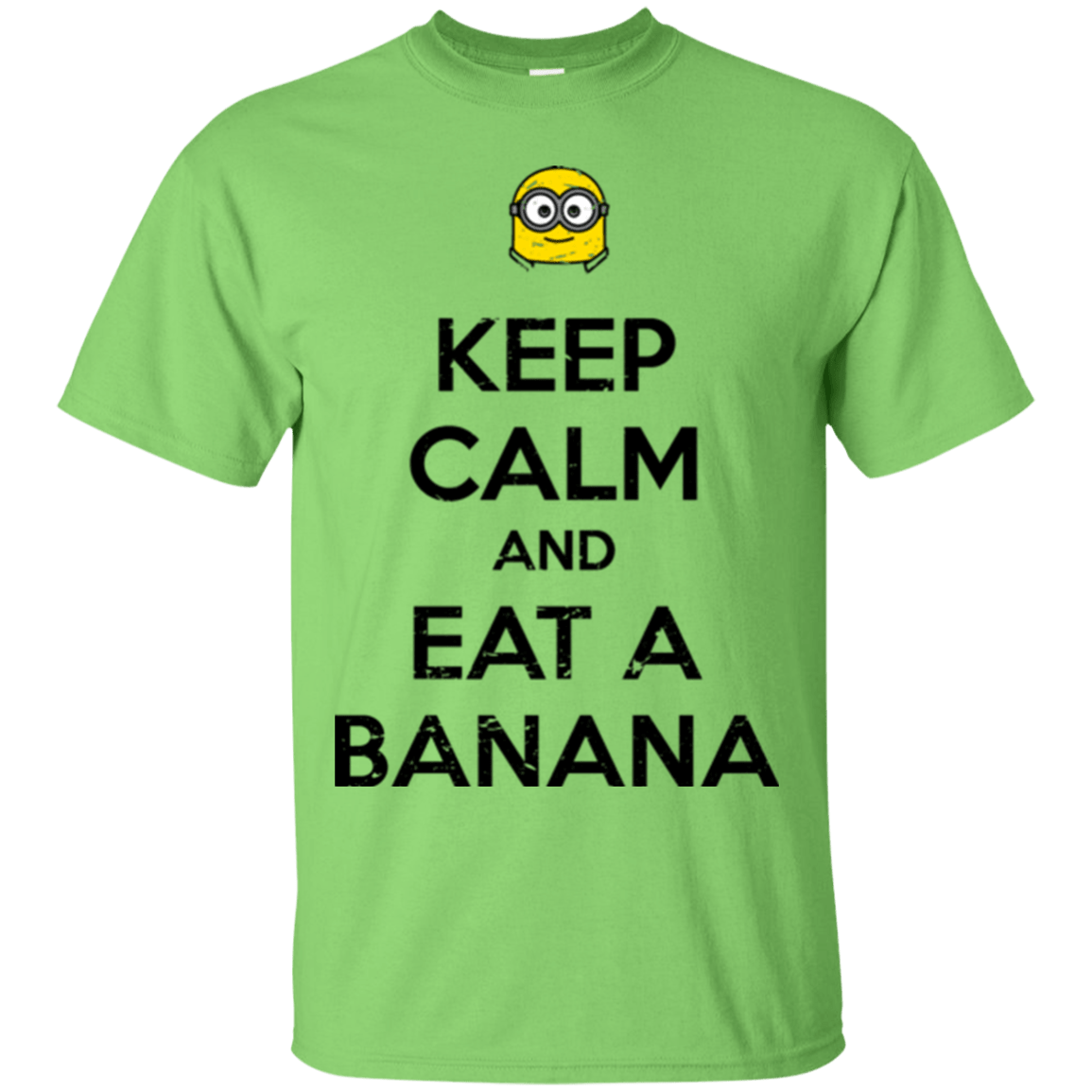 T-Shirts Lime / Small Keep Calm Banana T-Shirt