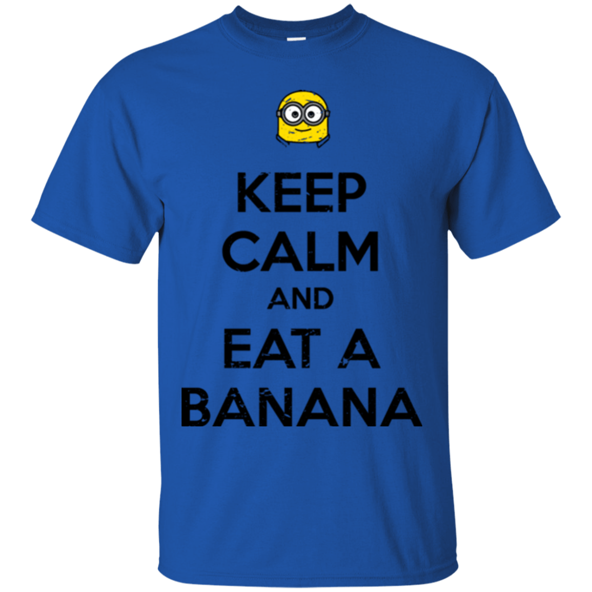 T-Shirts Royal / Small Keep Calm Banana T-Shirt
