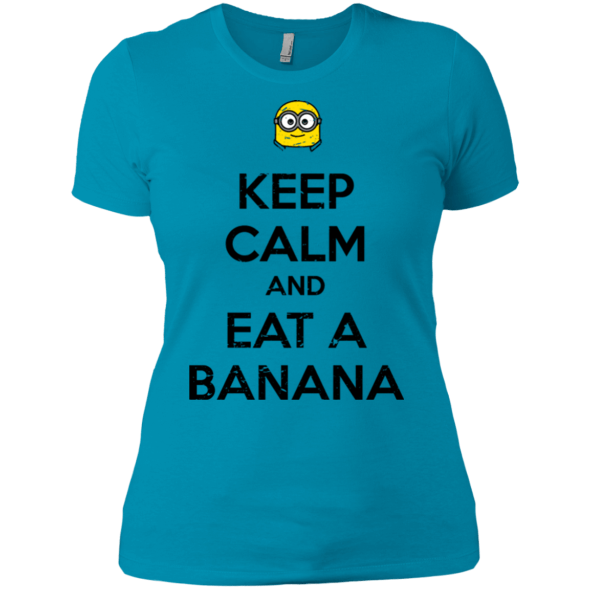 T-Shirts Turquoise / X-Small Keep Calm Banana Women's Premium T-Shirt
