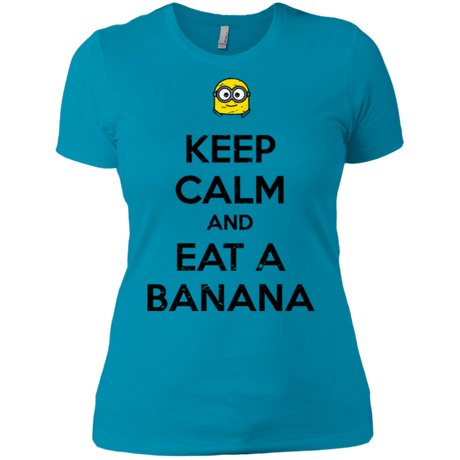 T-Shirts Turquoise / X-Small Keep Calm Banana Women's Premium T-Shirt