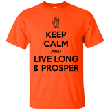 T-Shirts Orange / Small Keep calm prosper T-Shirt