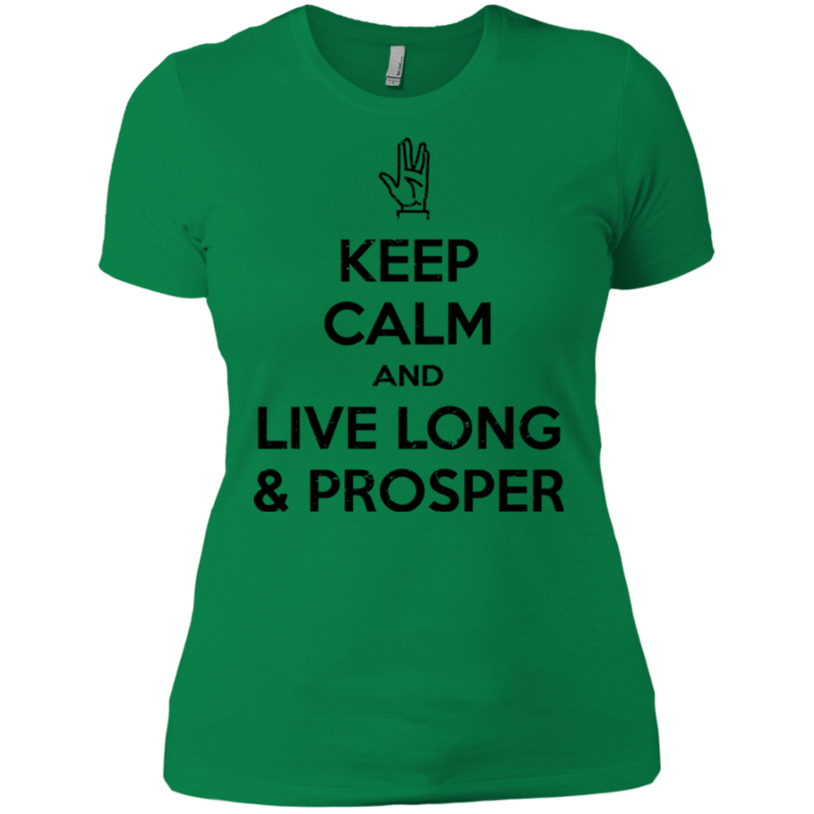 T-Shirts Kelly Green / X-Small Keep calm prosper Women's Premium T-Shirt