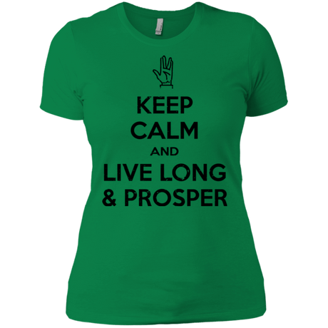 T-Shirts Kelly Green / X-Small Keep calm prosper Women's Premium T-Shirt