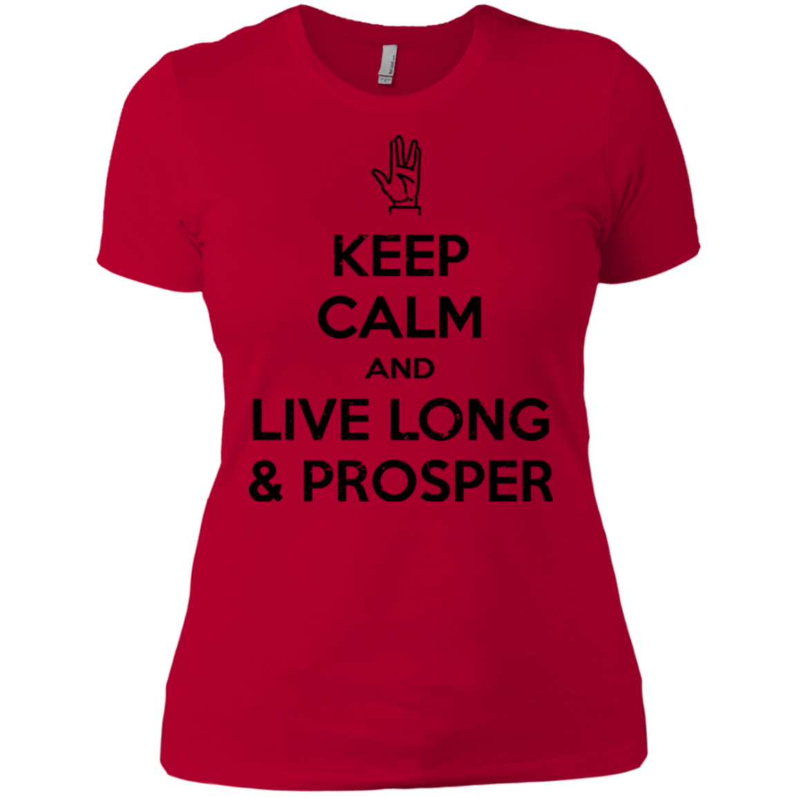 T-Shirts Red / X-Small Keep calm prosper Women's Premium T-Shirt