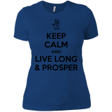 T-Shirts Royal / X-Small Keep calm prosper Women's Premium T-Shirt