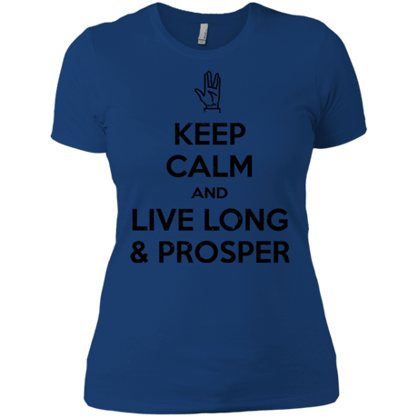 T-Shirts Royal / X-Small Keep calm prosper Women's Premium T-Shirt