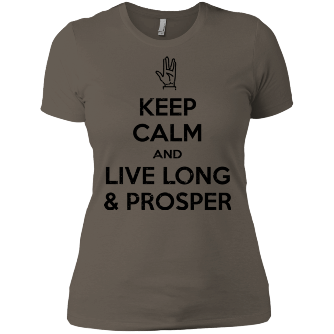 T-Shirts Warm Grey / X-Small Keep calm prosper Women's Premium T-Shirt