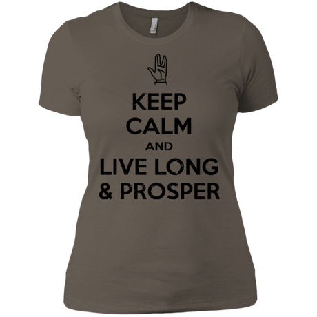 T-Shirts Warm Grey / X-Small Keep calm prosper Women's Premium T-Shirt