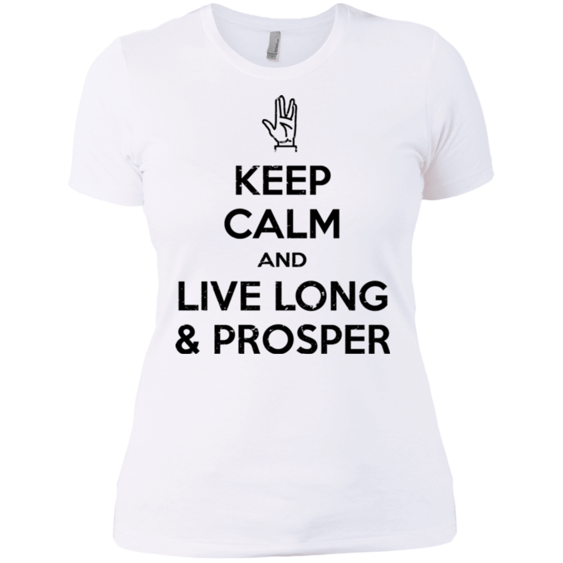 T-Shirts White / X-Small Keep calm prosper Women's Premium T-Shirt