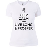 T-Shirts White / X-Small Keep calm prosper Women's Premium T-Shirt