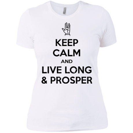 T-Shirts White / X-Small Keep calm prosper Women's Premium T-Shirt